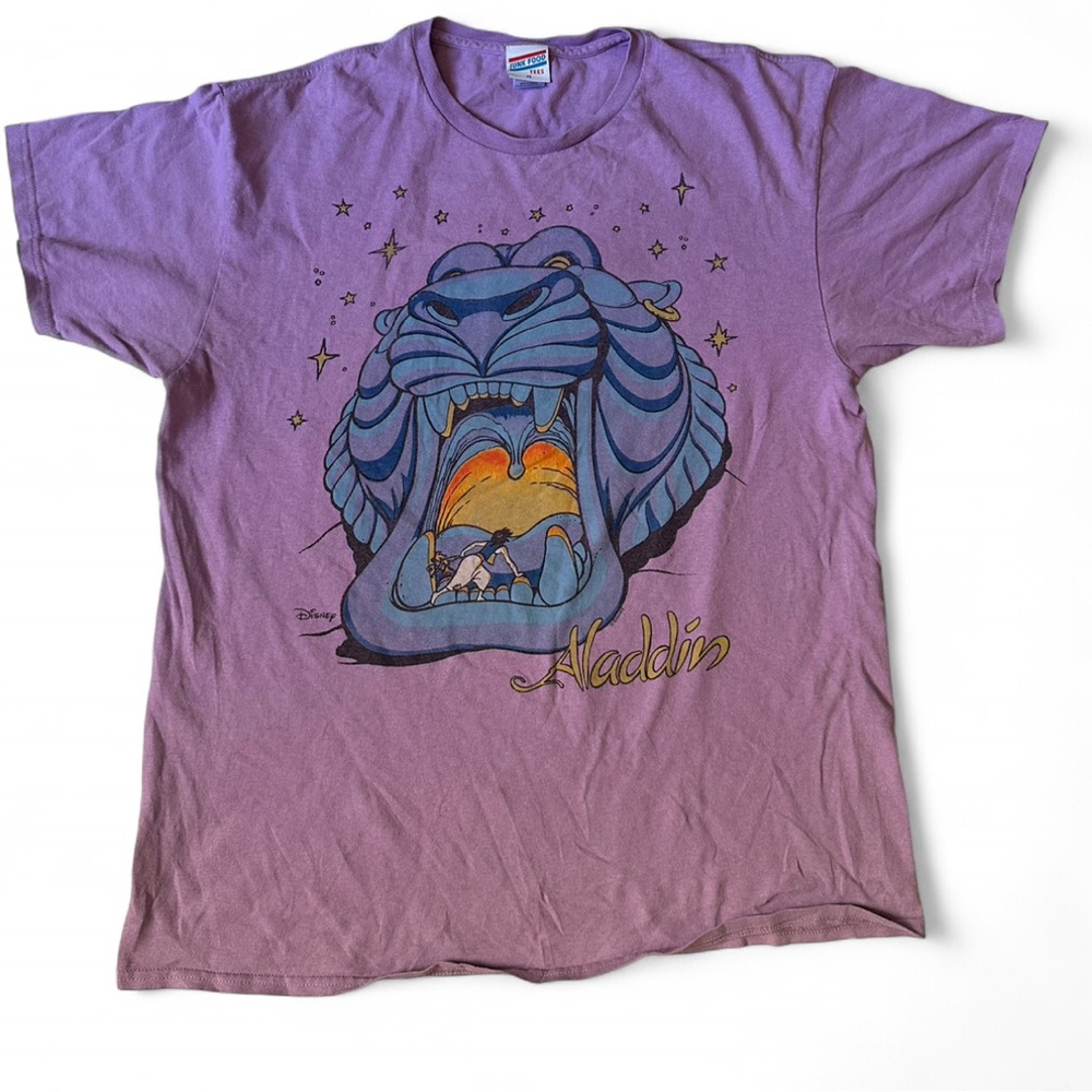 Junk Food Clothing Aladdin Purple Kids T-Shirt